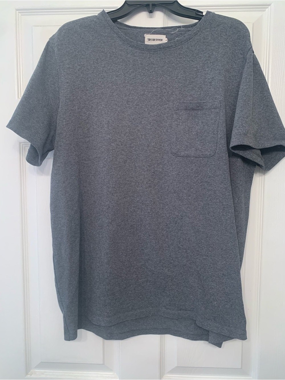 Taylor Stitch Heavyweight Cotton Blend Gray T-Shirt Size 44